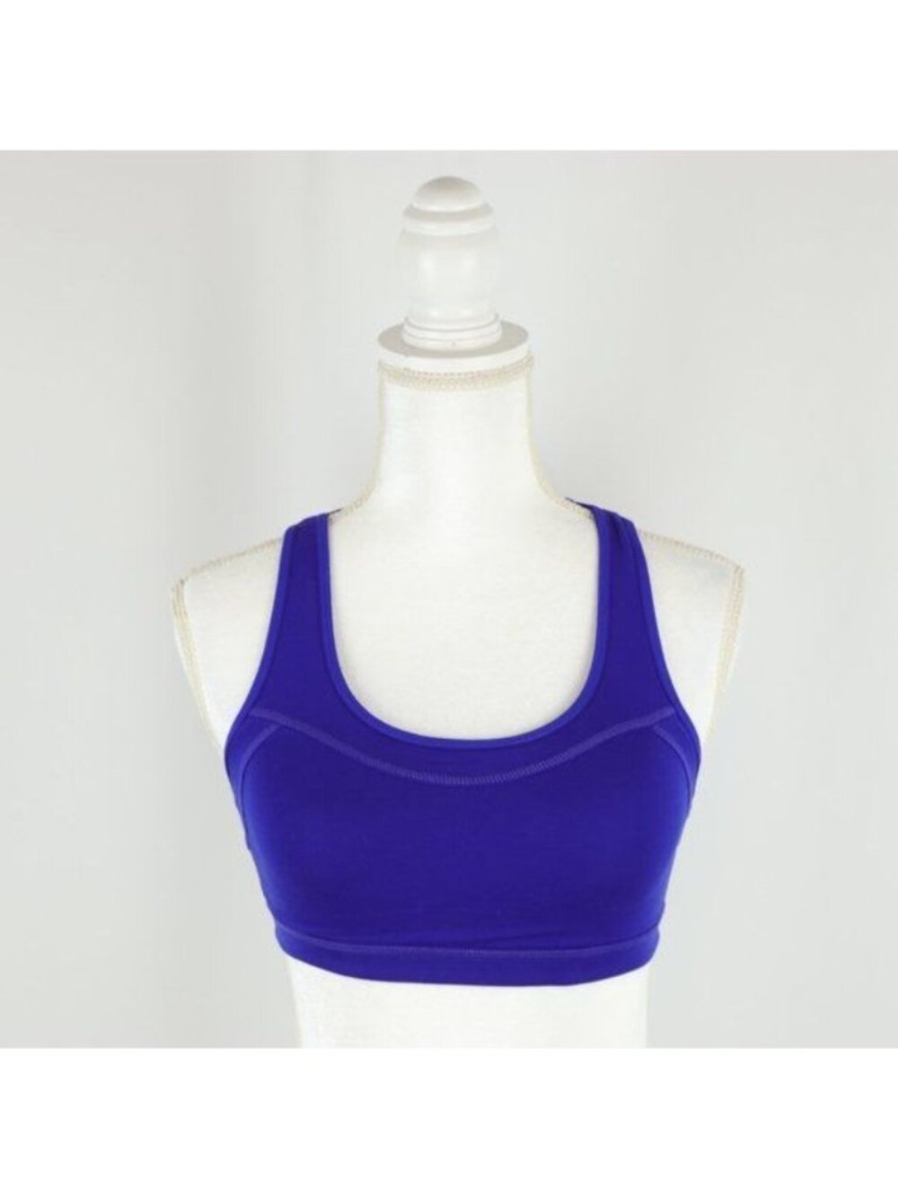 Athleta Triple Dare Women's XS Purple Padded Scoop Neck Racerback Sports Bra